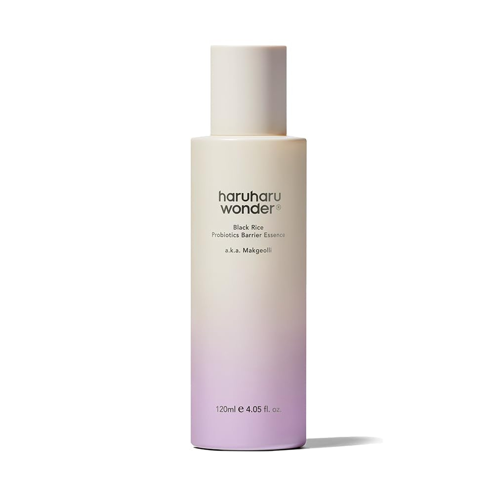 Wonder Black Rice Probiotics Barrier Essence, 4.05 Fl.Oz, Skin Flooding & Layering, Strengthens Skin Barrier, Moisturizes, Glowy Radiant Skin, Non-Comedogenic, Vegan Korean Skincare